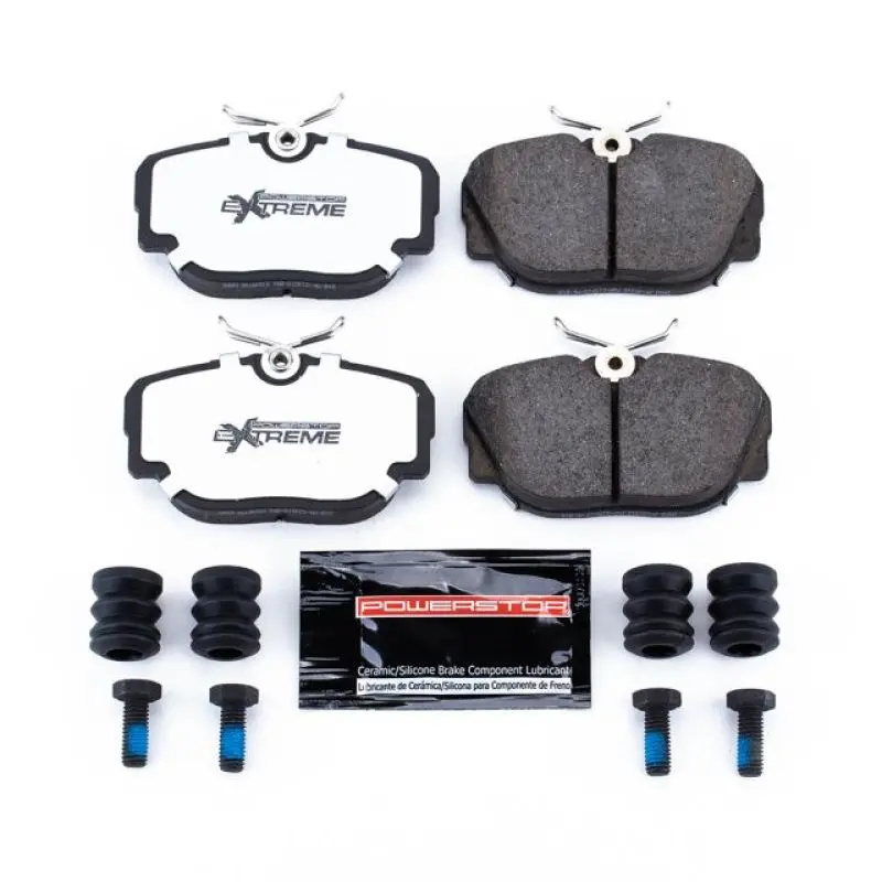 Power Stop 1991 Bmw 318I Front Or Rear Z26 Extreme Street Brake Pads W/Hardware 1