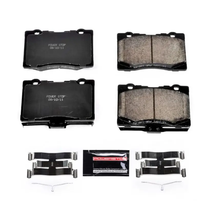 Power Stop 05-12 Acura Rl Front Z23 Evolution Sport Brake Pads W/Hardware 1