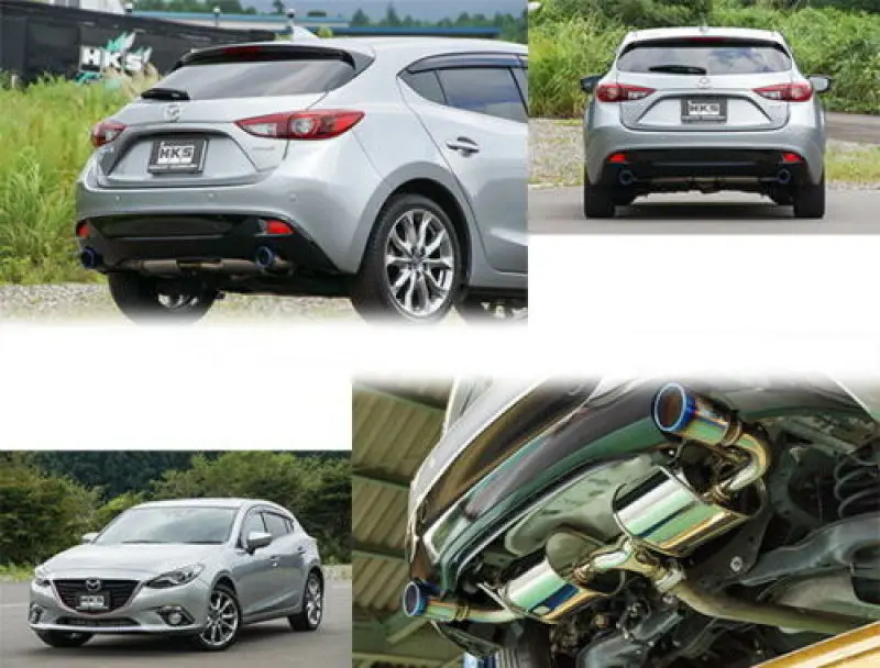 Hks 15+ Mazda 3 2.0L (Hatchback) Legamax Premium Exhaust System 1