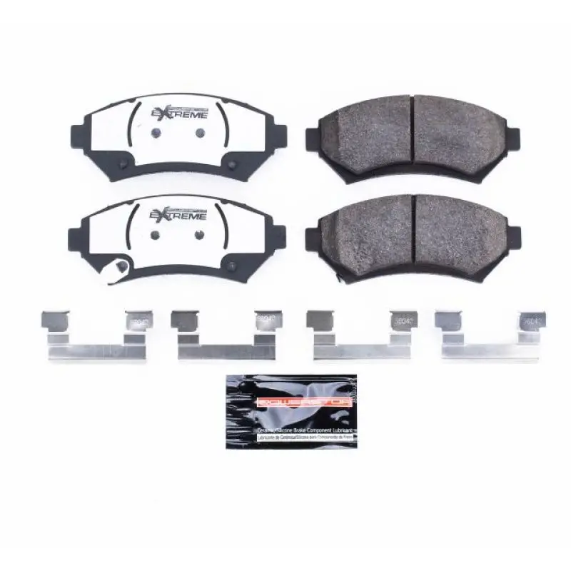 Power Stop 97-05 Buick Century Front Z26 Extreme Street Brake Pads W/Hardware 1