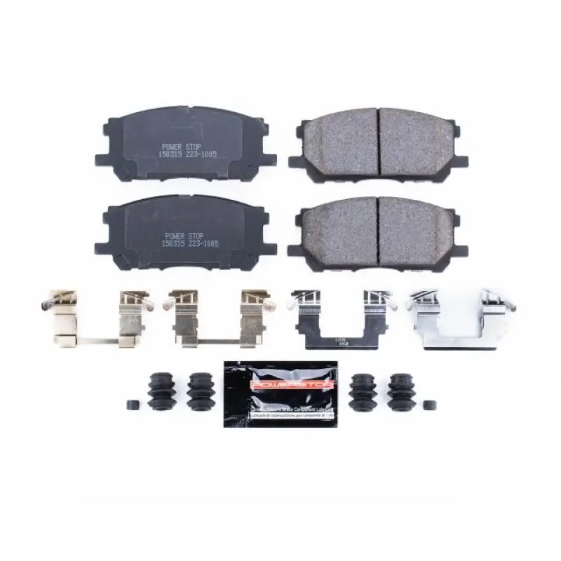 Power Stop 04-06 Lexus Rx330 Front Z23 Evolution Sport Brake Pads W/Hardware 1