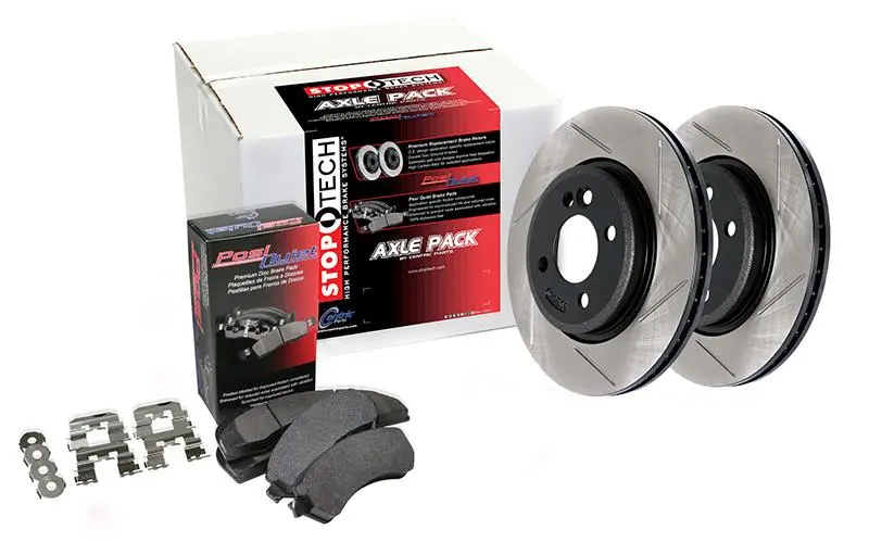 Street Axle Pack, Slotted, Front 1
