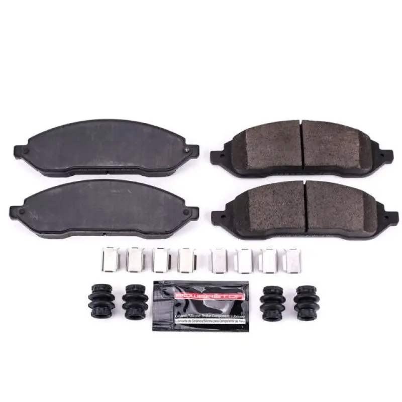 Power Stop 04-07 Ford Freestar Front Z23 Evolution Sport Brake Pads W/Hardware 1