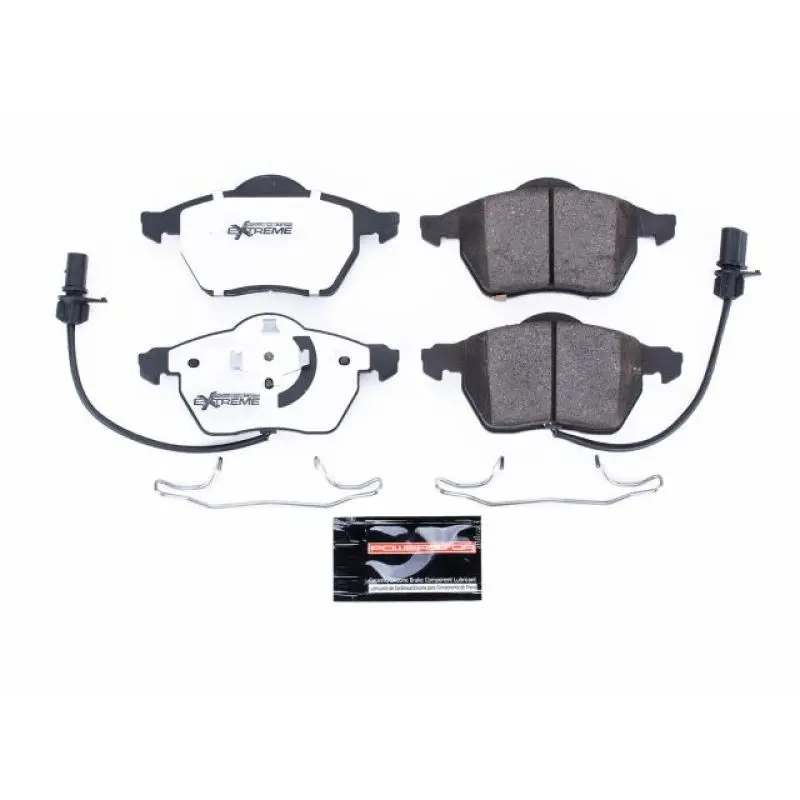 Power Stop 99-06 Audi A4 Front Z26 Extreme Street Brake Pads W/Hardware 1