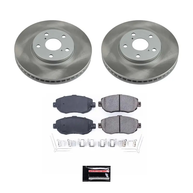 Power Stop 02-10 Lexus Sc430 Front Semi-Coated Rotor Kit 1