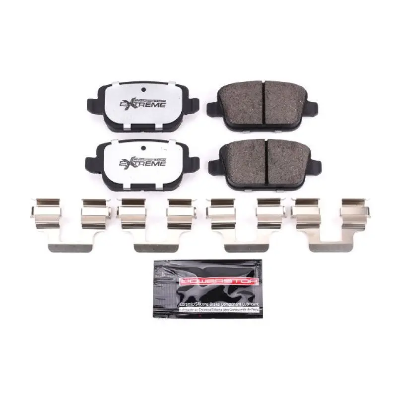 Power Stop 07-08 Volvo S80 Rear Z36 Truck & Tow Brake Pad W/Hardware 1