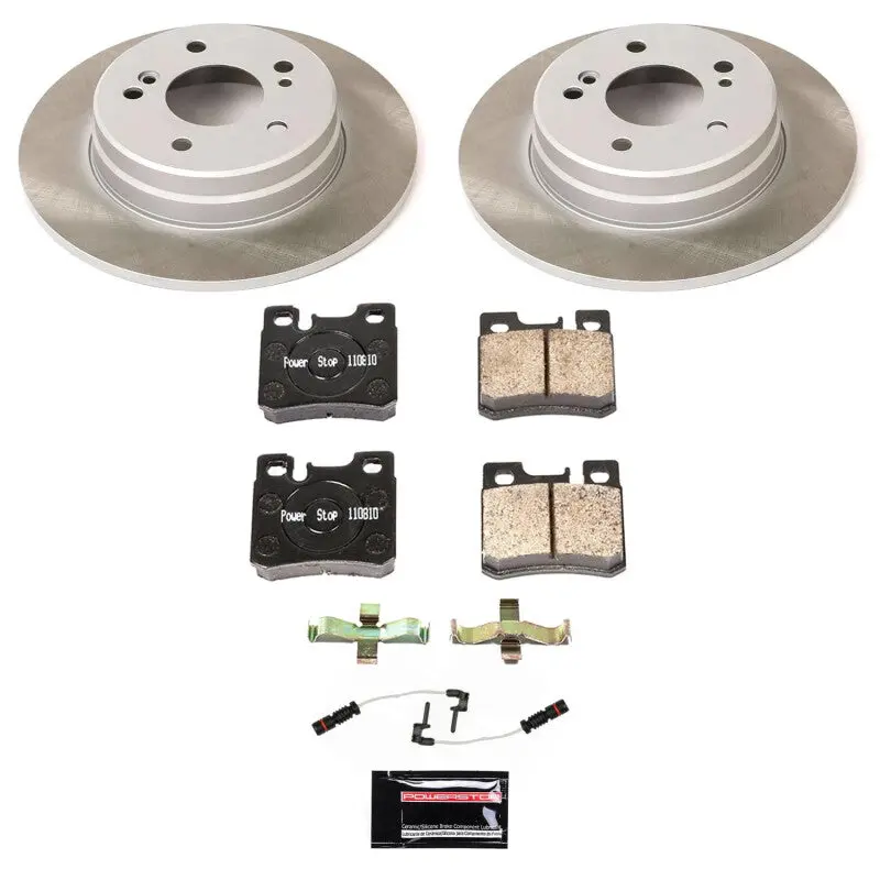 Power Stop 98-00 Mercedes-Benz Slk230 Rear Semi-Coated Rotor Kit 1