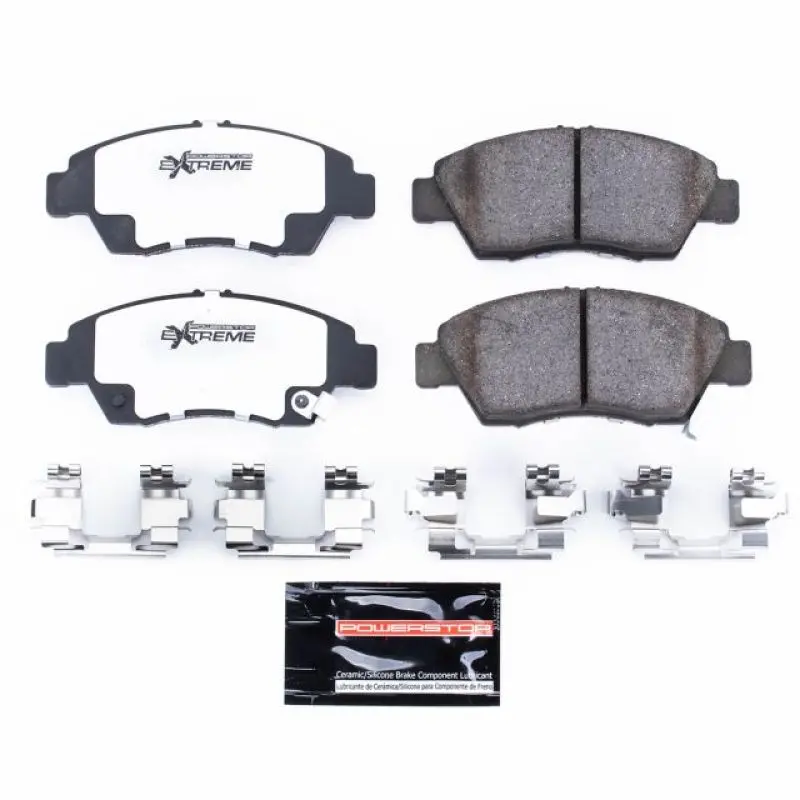 Power Stop 02-06 Acura Rsx Front Z26 Extreme Street Brake Pads W/Hardware 1