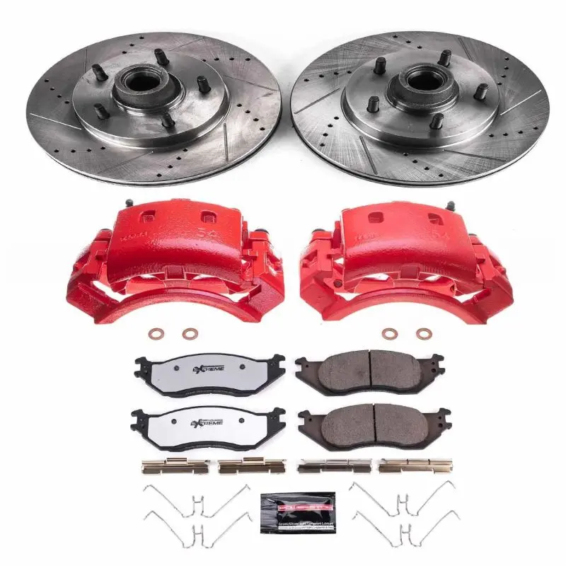 Power Stop 04-06 Ford E-150 Front Z36 Truck & Tow Kit W/Cals 1