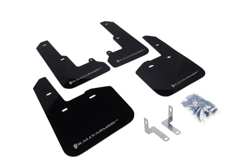 Rally Armor 15-19 Subaru Legacy Black Ur Mud Flap W/ Silver Logo 1