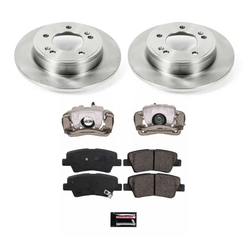 Power Stop 17-19 Kia Soul Rear Autospecialty Kit W/Calipers 1