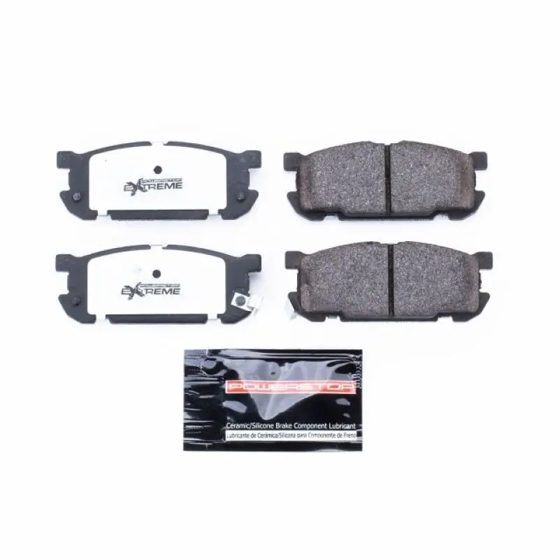 Power Stop 01-05 Mazda Miata Rear Z26 Extreme Street Brake Pads W/Hardware 1