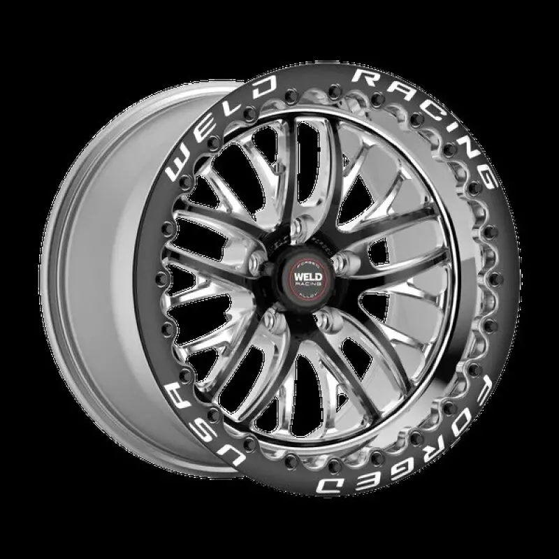 Weld S82 17X11 / 5X115 Bp / 5.8 Bs / -5 Et Black Wheel (Medium Pad) - Single Beadlock 1