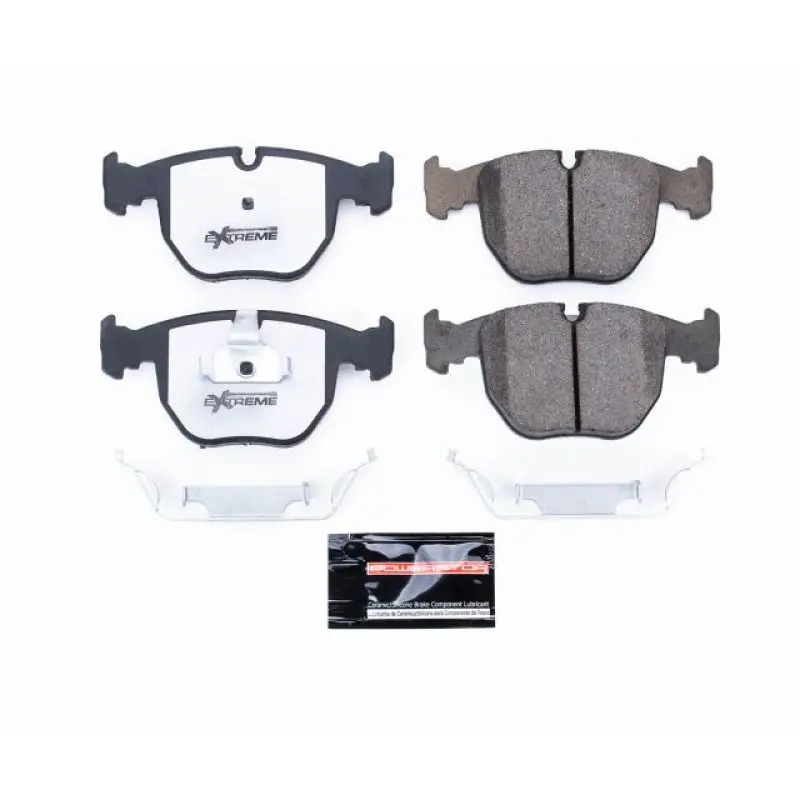 Power Stop 01-03 Bmw 530I Front Z26 Extreme Street Brake Pads W/Hardware 1