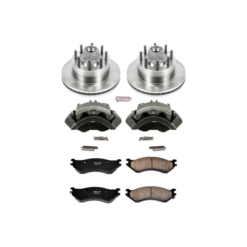 Power Stop 2004 Ford F-150 Heritage Front Autospecialty Kit W/Cals 1