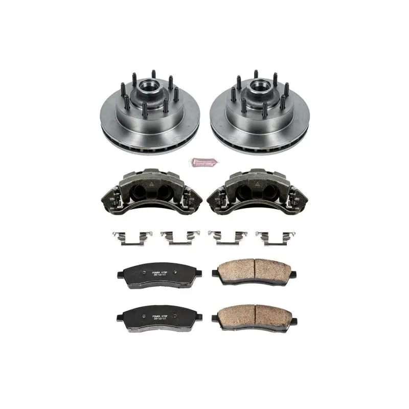 Power Stop 99-02 Ford F-350 Super Duty Front Autospecialty Kit W/Cals 1