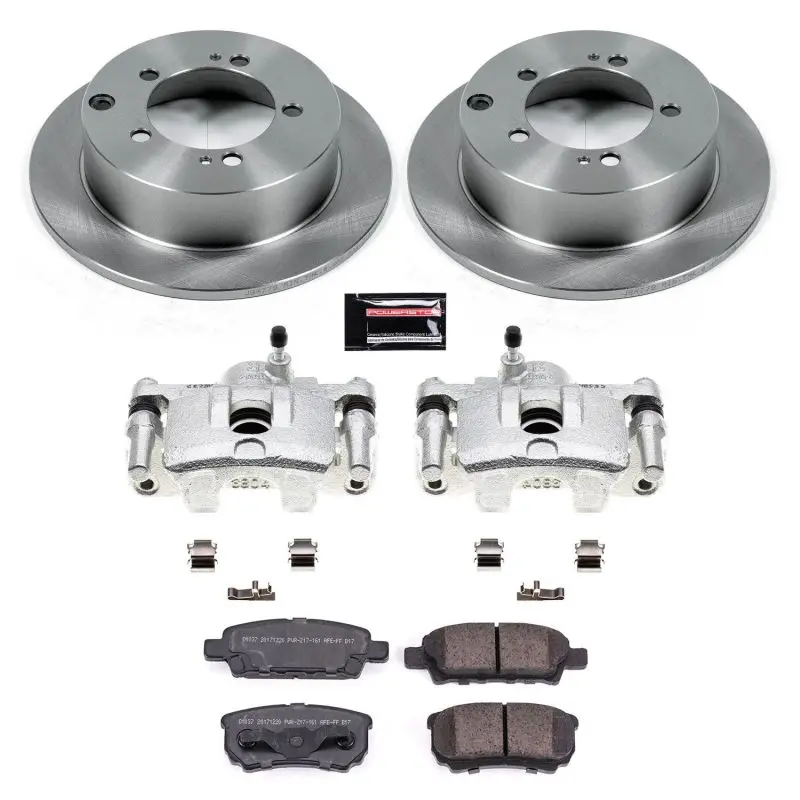 Power Stop 04-06 Mitsubishi Lancer Rear Autospecialty Brake Kit W/Calipers 1