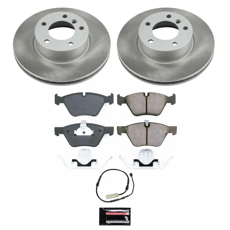 Power Stop 10-13 Bmw 128I Front Semi-Coated Rotor Kit 1