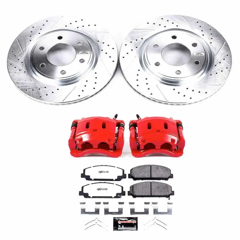 Power Stop 17-22 Nissan Titan Front Z36 Truck & Tow Kit W/Cals 1
