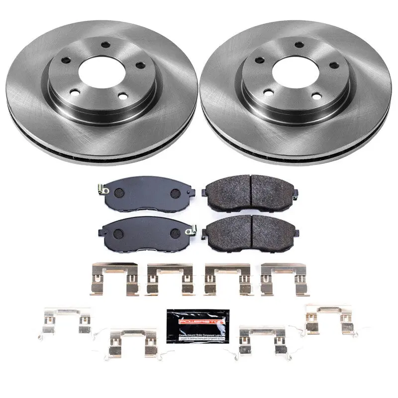 Power Stop 13-19 Nissan Sentra Front Track Day Brake Kit 1