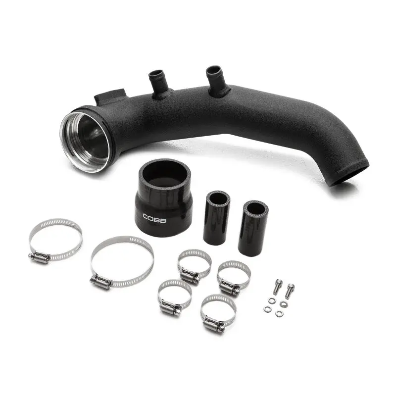 Cobb Bmw N54 Intercooler Charge Pipe - Wrinkle Black 1