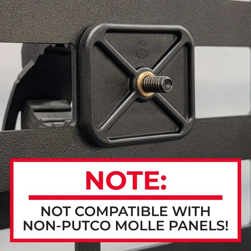 Putco Universal Back Seat Molle Panel W/ Straps 1