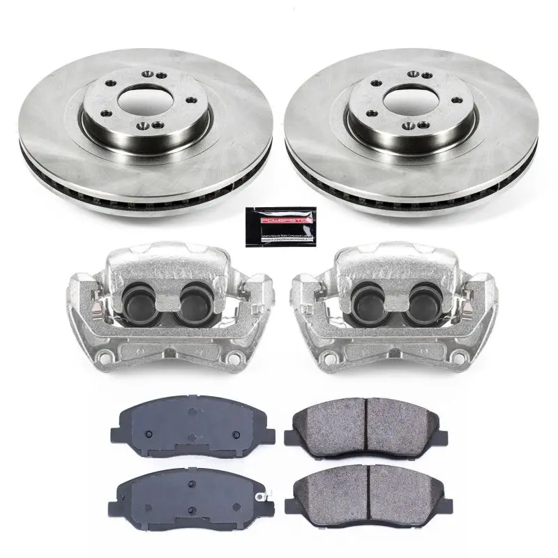 Power Stop 13-16 Hyundai Santa Fe Front Autospecialty Kit W/Cals 1