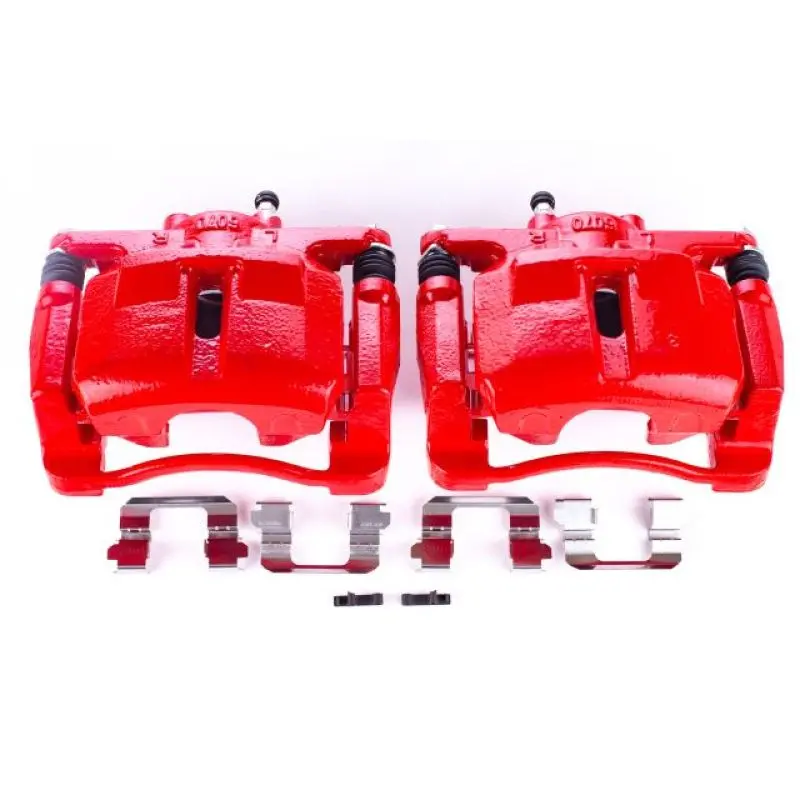 Power Stop 13-18 Mazda Cx-5 Front Red Calipers W/Brackets - Pair 1