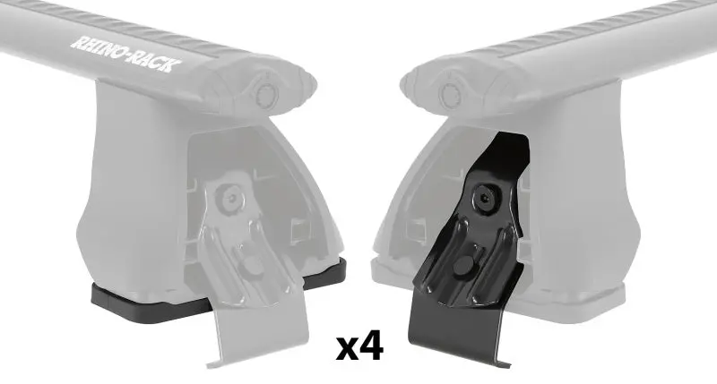 Rhino-Rack 2500 Roof Rack Fitting Kit – Includes 4 Pads & 4 Clamps For Universal Mounting 1