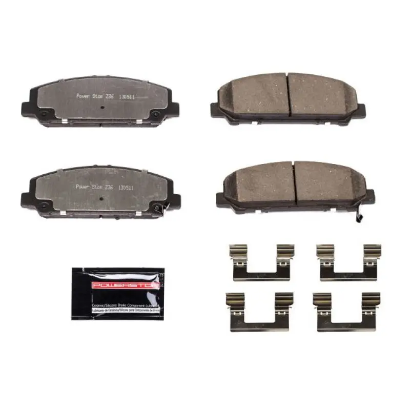 Power Stop 05-10 Infiniti Qx56 Front Z36 Truck & Tow Brake Pads W/Hardware 1