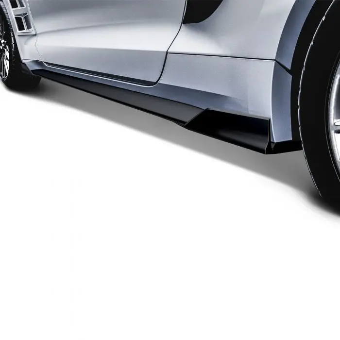 Ford Mustang 2015-2024.4 Air Design Rocker Winglets Set - Satin Black 1