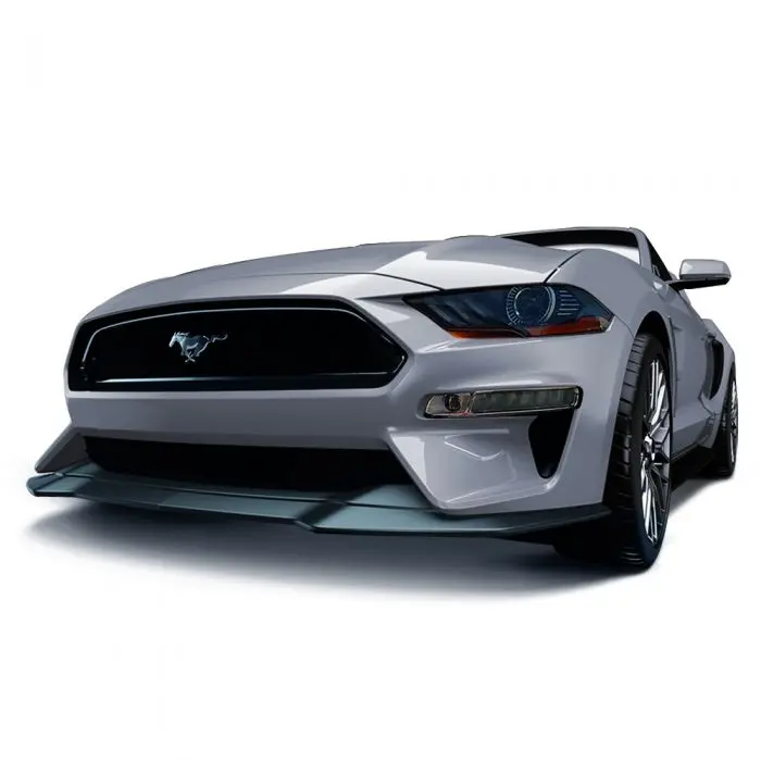 Ford Mustang 2018-2024.4 Air Design Front Bumper Replacement - Satin Black 1
