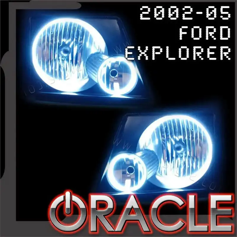 Oracle Lighting 2002-2005 Ford Explorer Led Headlight Halo Kit 1