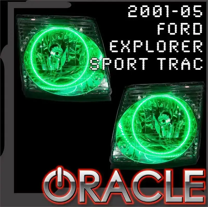 Oracle Lighting 2001-2005 Ford Explorer Sport Trac Led Headlight Halo Kit 1