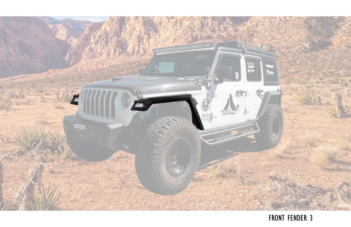 Gladiator Cetratus® Steel Fender Flare Set 1