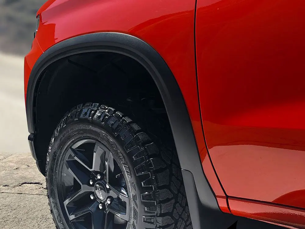 Chev Silverado 2019-2021 Air Design Oem Type Fender Flares (Set Of 4) - Satin Black 1