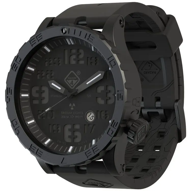 Blackout - Heavy Water Diver 50Mm Titanium Tritium Watch W Swiss Movement 1
