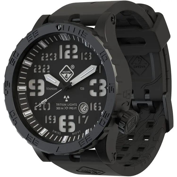 Nightwatch - Heavy Water Diver 50Mm Titanium Tritium Watch W Swiss Movement 1