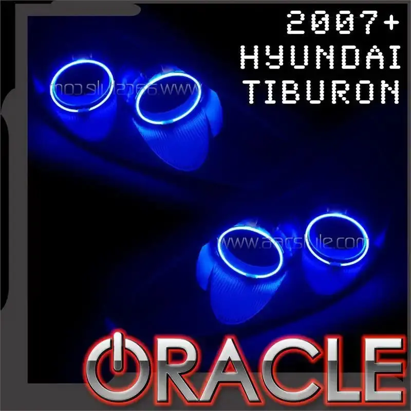 Oracle Lighting 2007-2008 Hyundai Tiburon Led Headlight Halo Kit 1