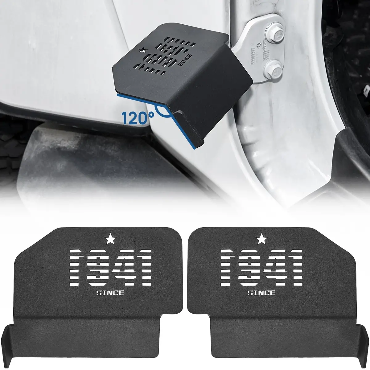 120° Foot Pegs For Wrangler Jk Jl & Gladiator Jt 2007–2024 1941 Pattern 1
