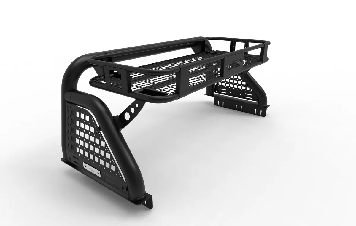 Exceedfab Roll Bar With Cargo Basket For 2020-2025 Jeep Gladiator Jt 1