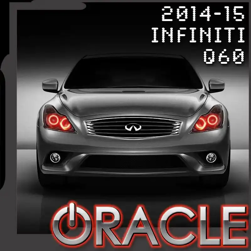 Oracle Lighting 2014-2015 Infiniti Q60 Led Headlight Halo Kit 1