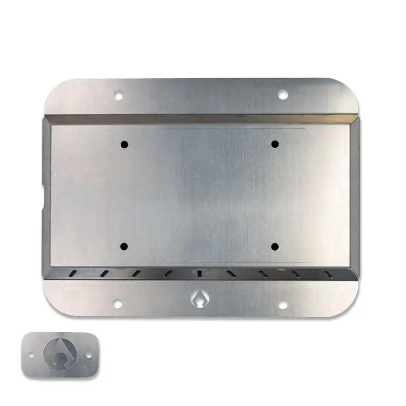 Jk Spare Tire Delete Kit - Bare Aluminum 1
