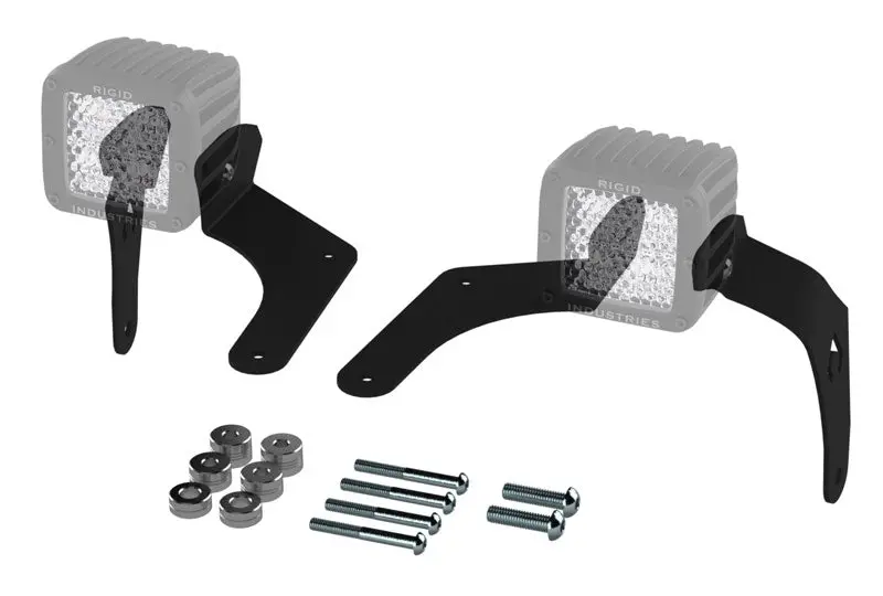 Jl A-Pillar Single Led Cube Light Mounts 1