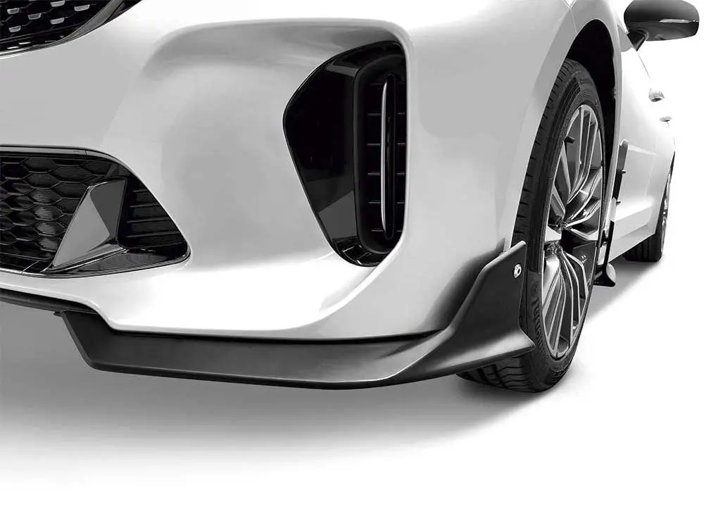 Kia Stinger Gt 330S 2018-2023 Air Design Front Winglets (Pair) - Satin Black 1