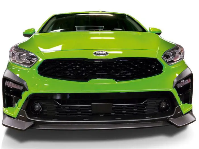 Kia Cerato 2019-2021 Air Design Front Spoiler (Sedan/Hatch) - Two Tone Satin Black 1