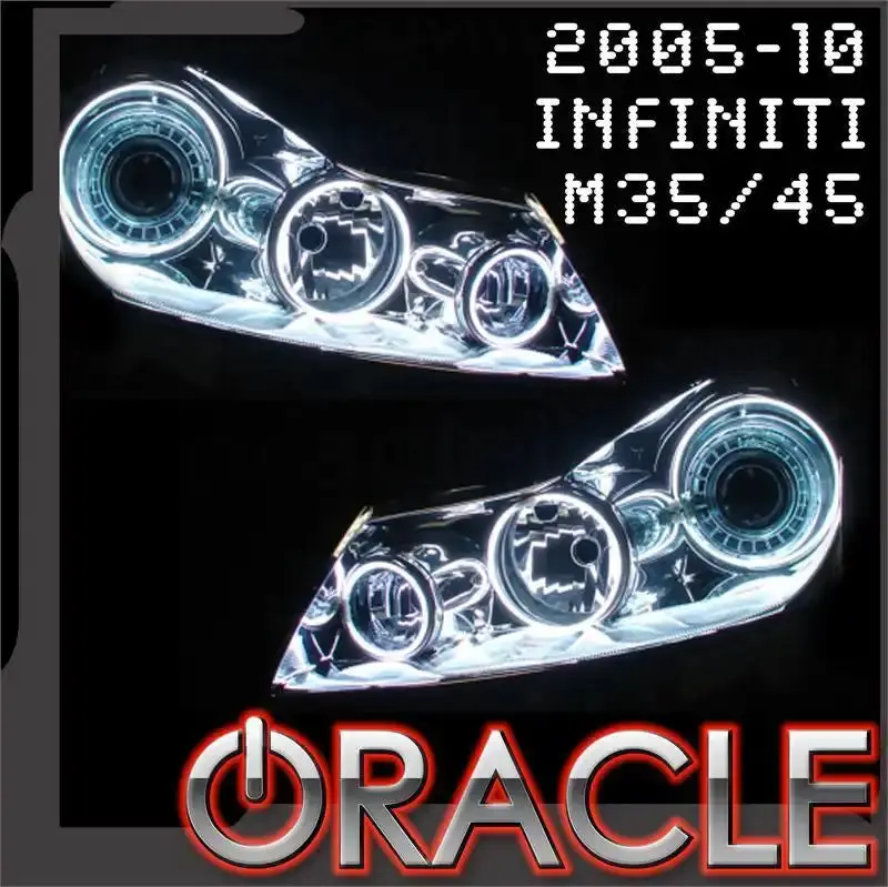 Oracle Lighting 2005-2010 Infiniti M35 Led Headlight Halo Kit 1