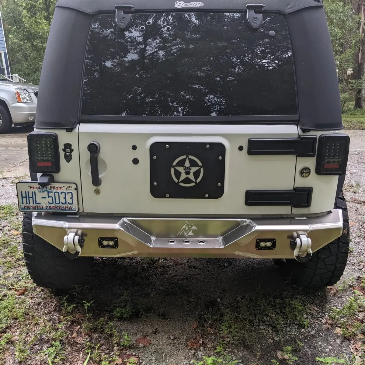 Jk Aluminum Rear Bumper - Featherweight Series 1