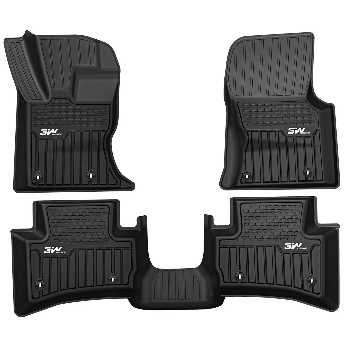 3W Land Rover Range Rover Velar 2017-2026 Custom Floor Mats Thorex™ All-Weather Protection 1