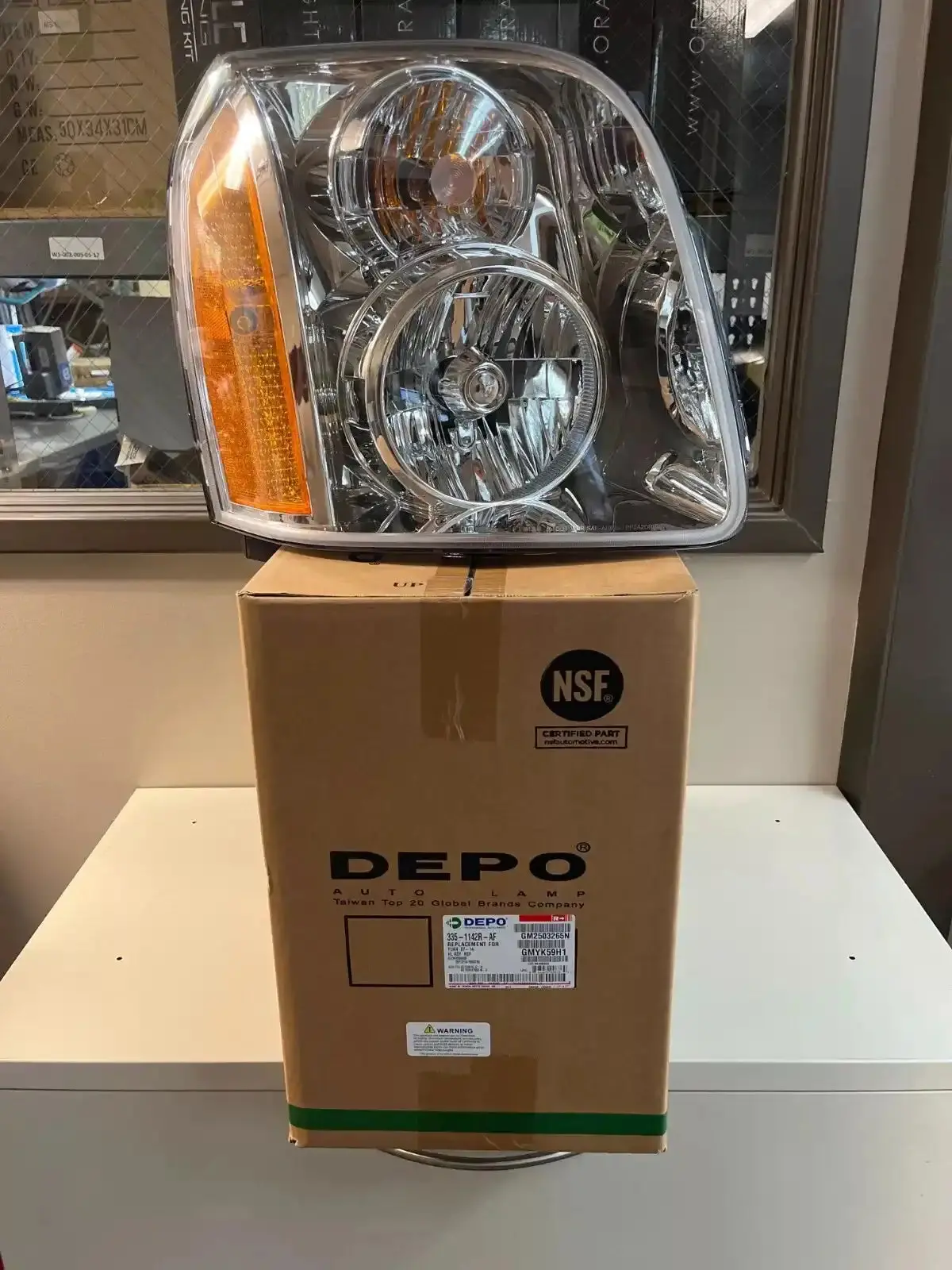 New Depo 2007-2014 Gmc Yukon Head Light Passenger Side - 335-1142R-Af 1